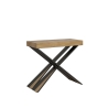 Uitschuifbare design console tafel voor 10 personen 90x40-196 Diago Small Afmetingen