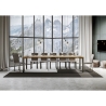 Uitschuifbare console 90x40-300 voor industriële eetkamer Everyday Korting