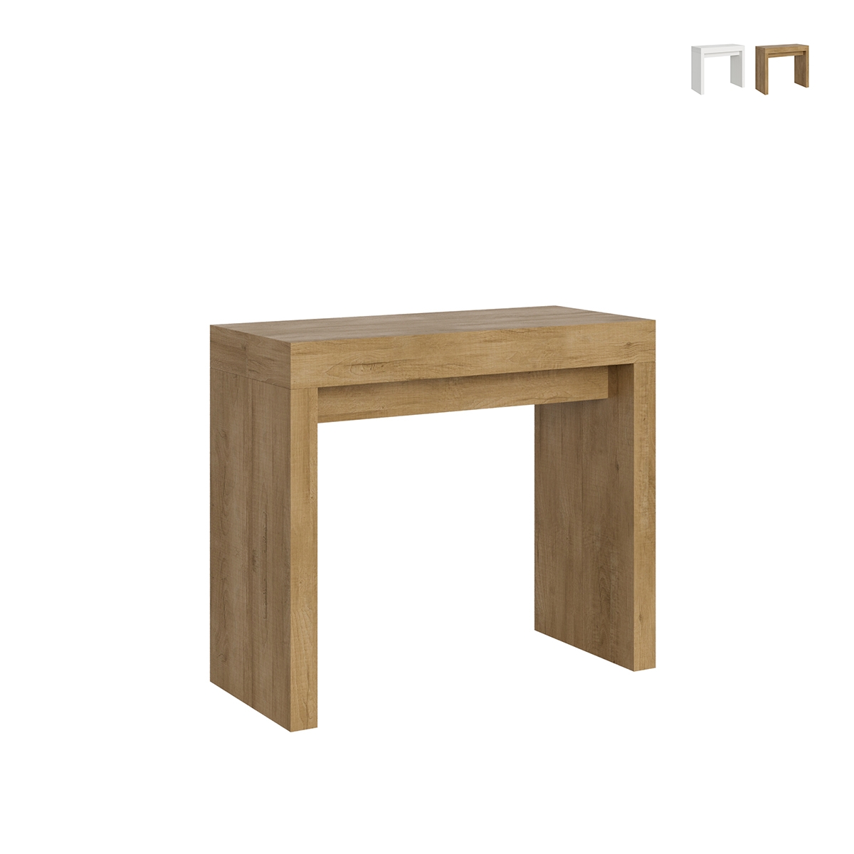 Uitschuifbare eettafel modern design 90x40-300 Roxell Aanbod