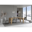 Uitschuifbare console tafel modern design hout 90x40-300 Naxy Aanbod