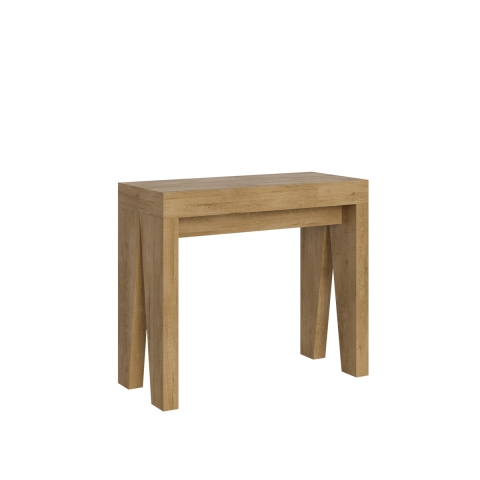 Uitschuifbare console tafel modern design hout 90x40-300 Naxy Aanbieding