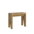 Uitschuifbare console tafel modern design hout 90x40-300 Naxy Aanbieding