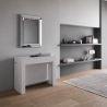 Uitschuifbare witte console voor eetkamer keuken 90x42-302 Evolve Aanbieding