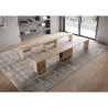 Uitschuifbare console met geïntegreerde ruimtebesparende banken 90x42-302 Evolve 