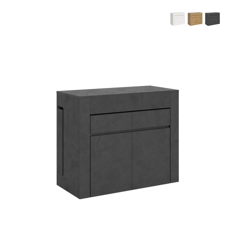 Uitschuifbare console met geïntegreerde ruimtebesparende banken 90x42-302 Evolve Aanbieding