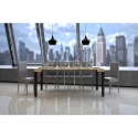 Uitschuifbare houten console tafel in industriële stijl 90x40-196 Everyday Small Aanbod