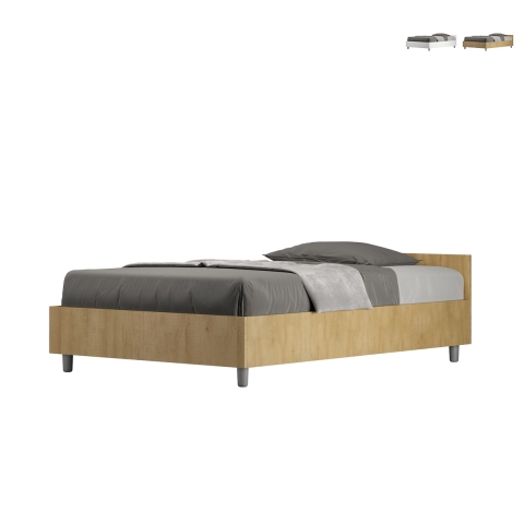 Moderne designbed met opbergruimte 120x190cm Nuamo, twijfelaar Aanbieding