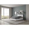 Tweepersoonsbed 120x200 met opbergruimte en hoge hoofdbord Demas Aanbod