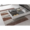 Tweepersoonsbed 120x200 met opbergruimte en hoge hoofdbord Demas Kortingen