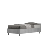 Eenpersoonsbed 80x190 cm modern zonder lattenbodem beton grijs Nuamo Verkoop