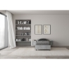 Eenpersoonsbed 80x190 cm modern zonder lattenbodem beton grijs Nuamo Aanbod