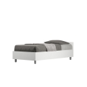 Eenpersoonsbed met opbergruimte 80x190 in wit hout Nuamo Verkoop