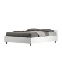Frans tweepersoonsbed met opbergruimte 140x190 in wit hout Nuamo Verkoop