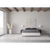 Frans tweepersoonsbed met opbergruimte 140x190 in wit hout Nuamo Aanbod