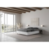 Frans tweepersoonsbed met opbergruimte 140x190 in wit hout Nuamo Korting