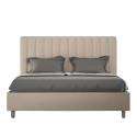 Tweepersoonsbed met opbergruimte en gestoffeerde ombouw 160x210 Agueda Verkoop
