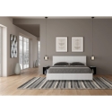Tweepersoonsbed 160x190 modern design wit met lattenbodem en hoofdeinde Demas Korting