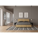 Tweepersoonsbed 160x190cm zonder lattenbodem met schuine hoofdsteun Demas Voorraad