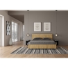 Tweepersoonsbed 160x190cm zonder lattenbodem met schuine hoofdsteun Demas Voorraad