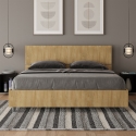 Tweepersoonsbed 160x190cm zonder lattenbodem met schuine hoofdsteun Demas Verkoop