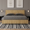 Tweepersoonsbed 160x190cm zonder lattenbodem met schuine hoofdsteun Demas Verkoop