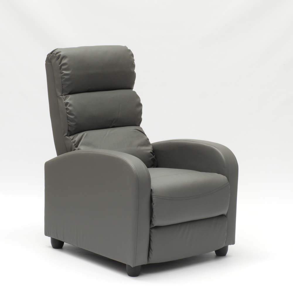 Reclinable Relax stoel met voetensteun in EcoLeder Alice eBay