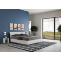 Tweepersoonsbed 160x190cm in wit hout met lattenbodem en hoofdeinde Ankel Aanbod