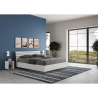 Tweepersoonsbed 160x190cm in wit hout met lattenbodem en hoofdeinde Ankel Aanbod