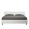 Tweepersoonsbed 160x190cm in wit hout met lattenbodem en hoofdeinde Ankel Verkoop