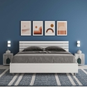 Ankel tweepersoonsbed 160x200cm met opbergruimte en schuine hoofdbord Verkoop