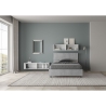 Eenpersoonsbed 120x200cm met opbergruimte en schuine hoofdsteun Demas Korting