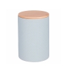Set van 3 gekleurde gres keukenpotten van 750 ml met deksel Circle Korting
