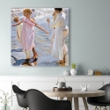 Canvas print Time for a Bathe Valencia Joaquín Sorolla y Bastida Verkoop