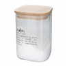 set van 3 glazen potten 10x14cm voor koffie, suiker en zout Victionary Verkoop