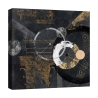 Abstract schilderij op canvas in zwart en goud Canone Arturo Armenti Aanbieding