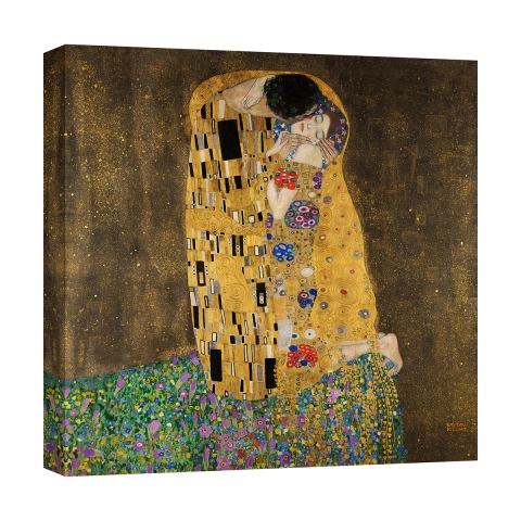 Schilderij op canvas Art Nouveau De Kus Gustav Klimt Aanbieding