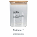Glazen koffiepot 10x10x14 cm met bamboedeksel Victionary Aanbod