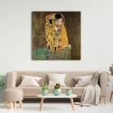 Schilderij op canvas Art Nouveau De Kus Gustav Klimt Korting