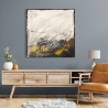 Modern abstract schilderij op canvas Winter Melody H. Romero Korting