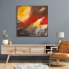 Moderne abstracte wanddecoratie op canvasdoek Fuego H. Romero Verkoop