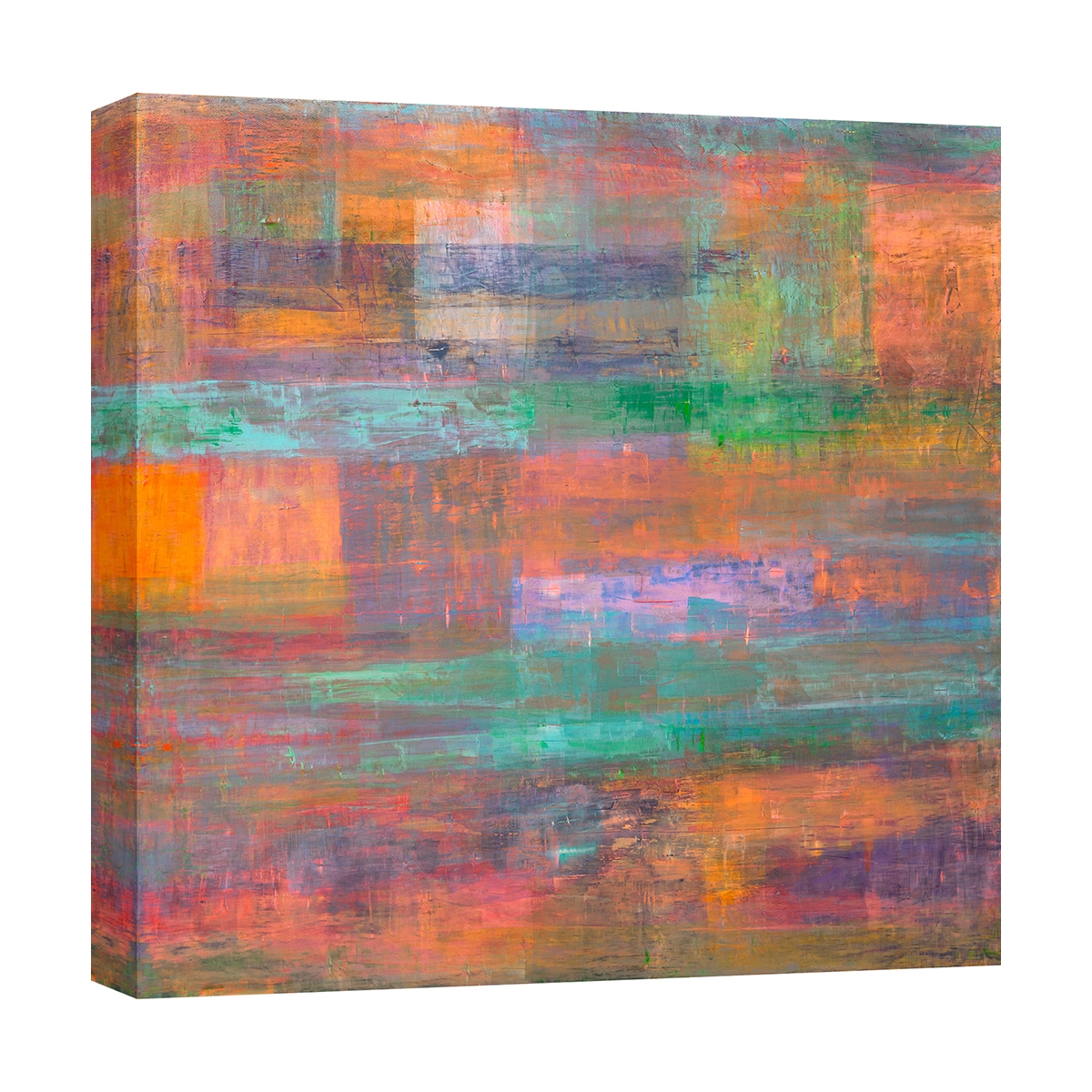 Canvas print abstract painting Ritmo di Luce Italo Corrado Aanbieding