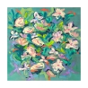 Abstract bloemen schilderij kleurrijke afdruk Waterlily Pond Kelly Parr Aanbod