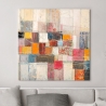 Moderne abstracte kunst op canvas - Feestdag Lucas Korting