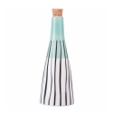 Oliefles van keramiek 532 ml piramide-design met kurkdop Venice Lido Aanbieding