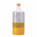 Keramische tafeloliekan 866 ml met kurken dop Venice Lido Aanbieding