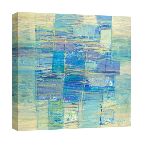 Moderne abstracte canvasprint Monochroom Zee Lucas Aanbieding