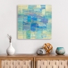 Moderne abstracte canvasprint Monochroom Zee Lucas Verkoop
