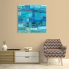 Canvas schilderij abstract Monochroom Oceaan Lucas Verkoop