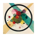 Moderne abstracte canvasprint Circles in a Circle Wassily Kandinsky Aanbod