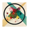 Moderne abstracte canvasprint Circles in a Circle Wassily Kandinsky Aanbod